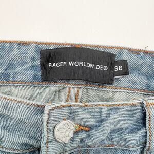 Racer Worldwide wide leg jeans, size 36